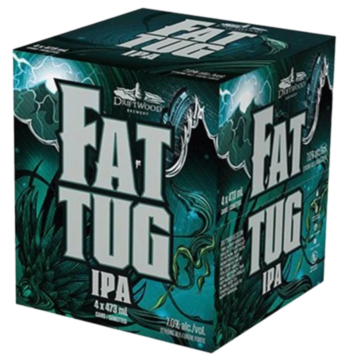 DRIFTWOOD FAT TUG IPA 473ML 4PK CAN