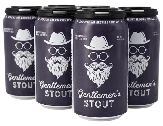 MEDICINE HAT GENTLEMENS STOUT 355ML 6PK CAN