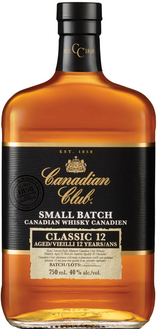CANADIAN CLUB CLASSIC CANADIAN WHISKY 750ML