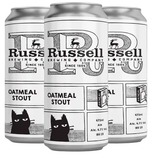 RUSSELL WINTER OATMEAL STOUT 473ML 4PK CAN