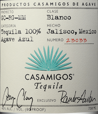 CASAMIGOS BLANCO WITH SHOT GLASSES 750ML