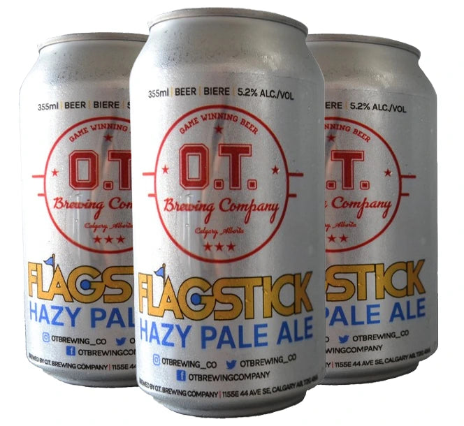 OT BREW FLAGSTICK HAZY PALE ALE 473ML 4PK CAN