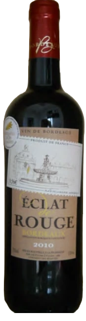 ECLAT DE ROUGE BORDEAUX 750ML