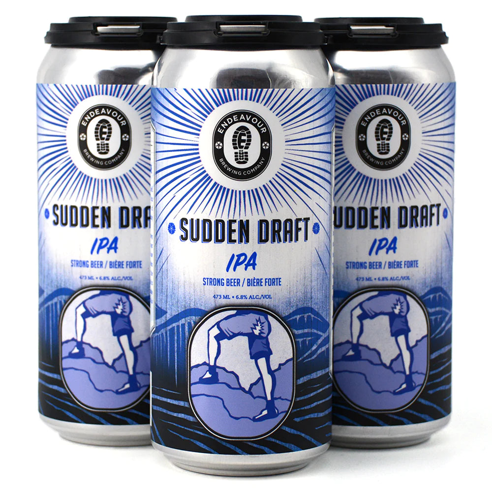 ENDEAVOUR SUDDEN DRAFT IPA 473ML 4PK CAN