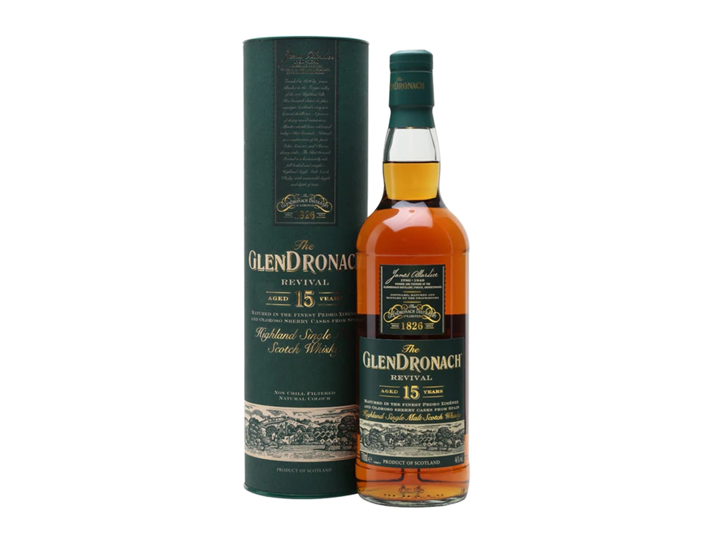 GLENDRONACH 15YR REVIVAL SHERRY CASK 2018 RELEASE 700ML
