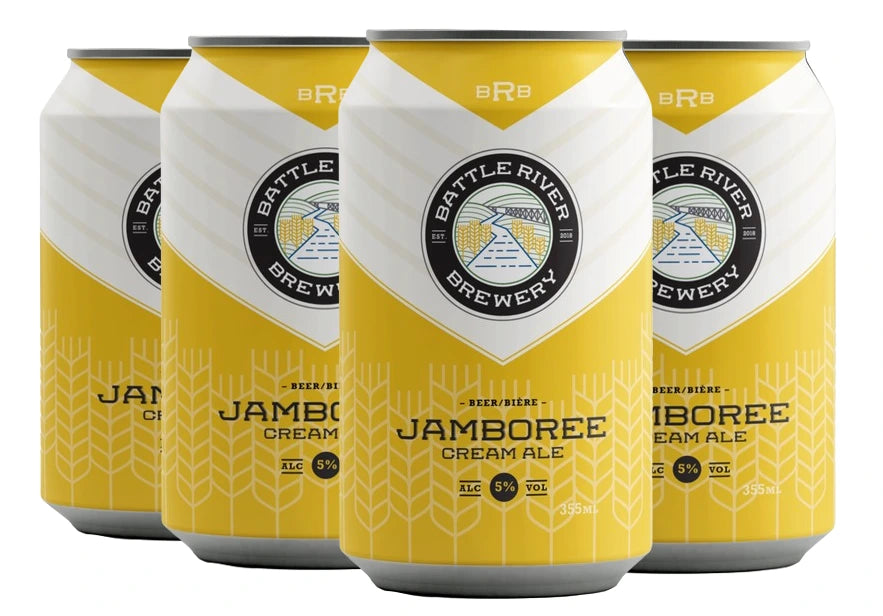 BATTLE RIVER JAMBOREE CREAM ALE 355ML 6PK CAN
