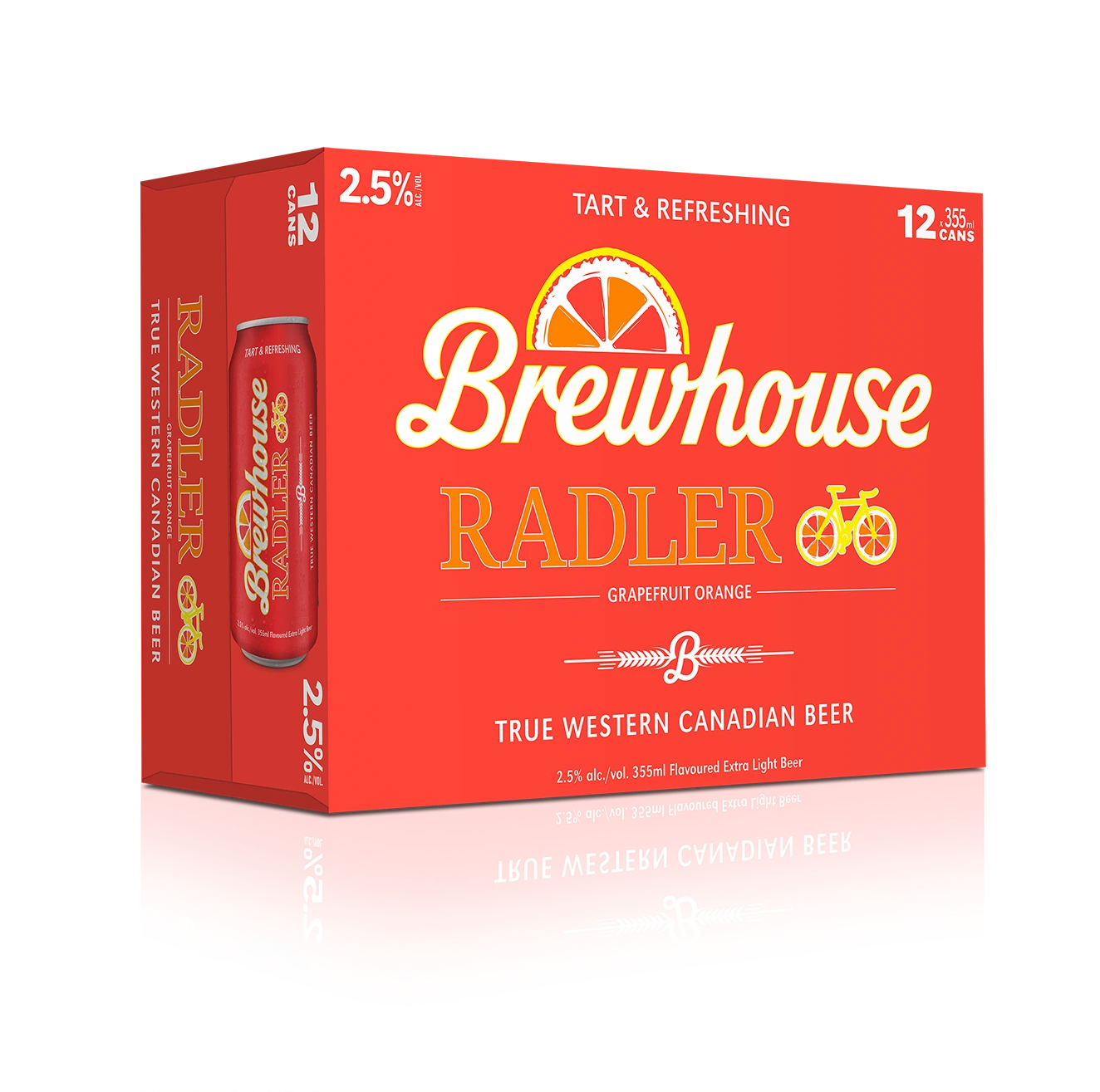 BREWHOUSE RADLER 355ML 12PK CAN