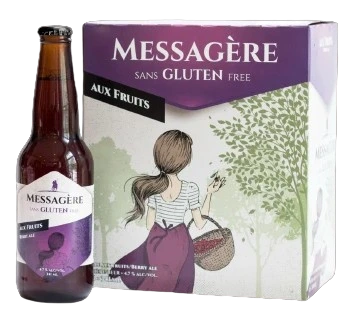 LA MESSAGERE BERRY GLUTEN FREE ALE 341ML 6PK BT