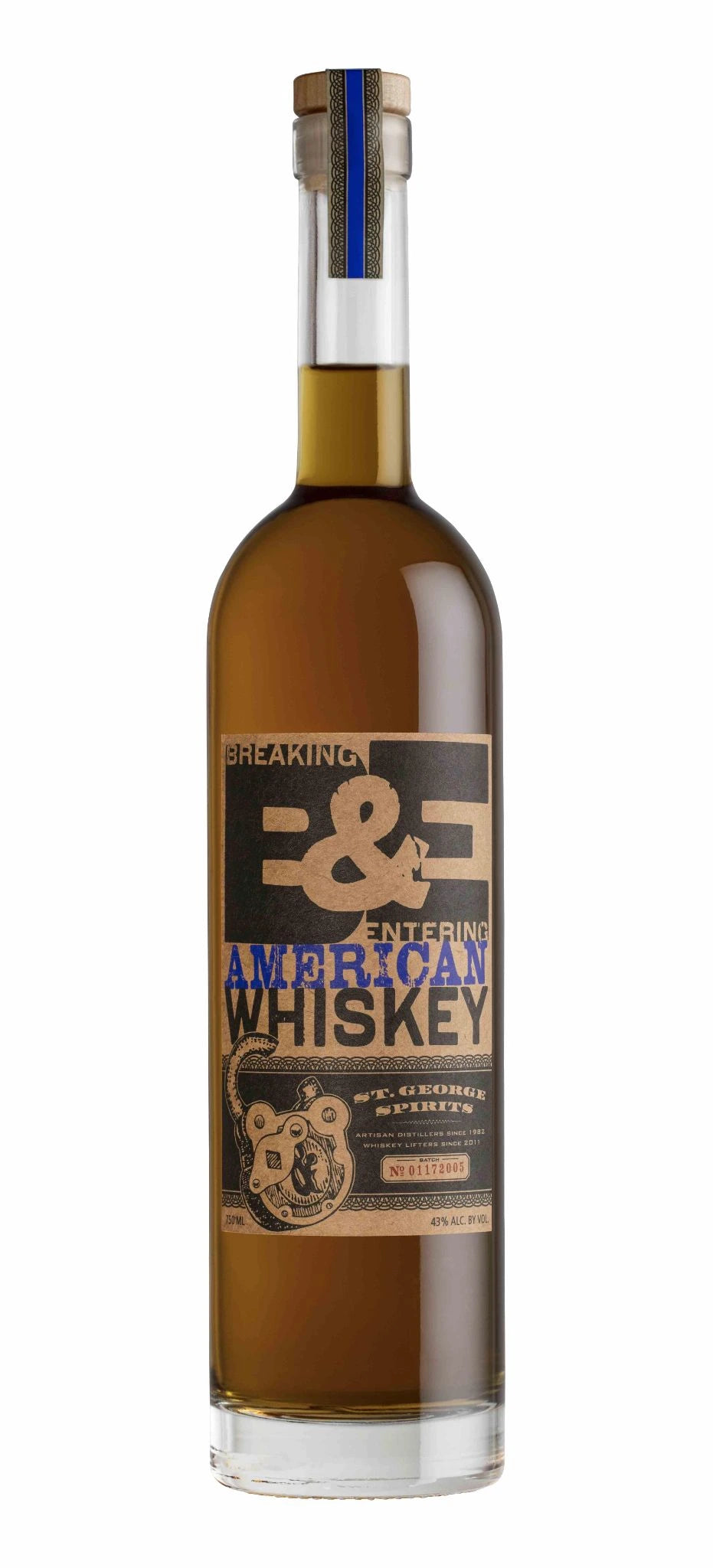 ST GEORGE BREAKING & ENTERING AMERICAN WHISKEY 750ML