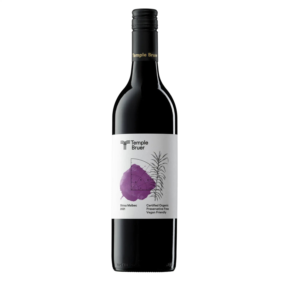TEMPLE BRUER SHIRAZ MALBEC 750ML