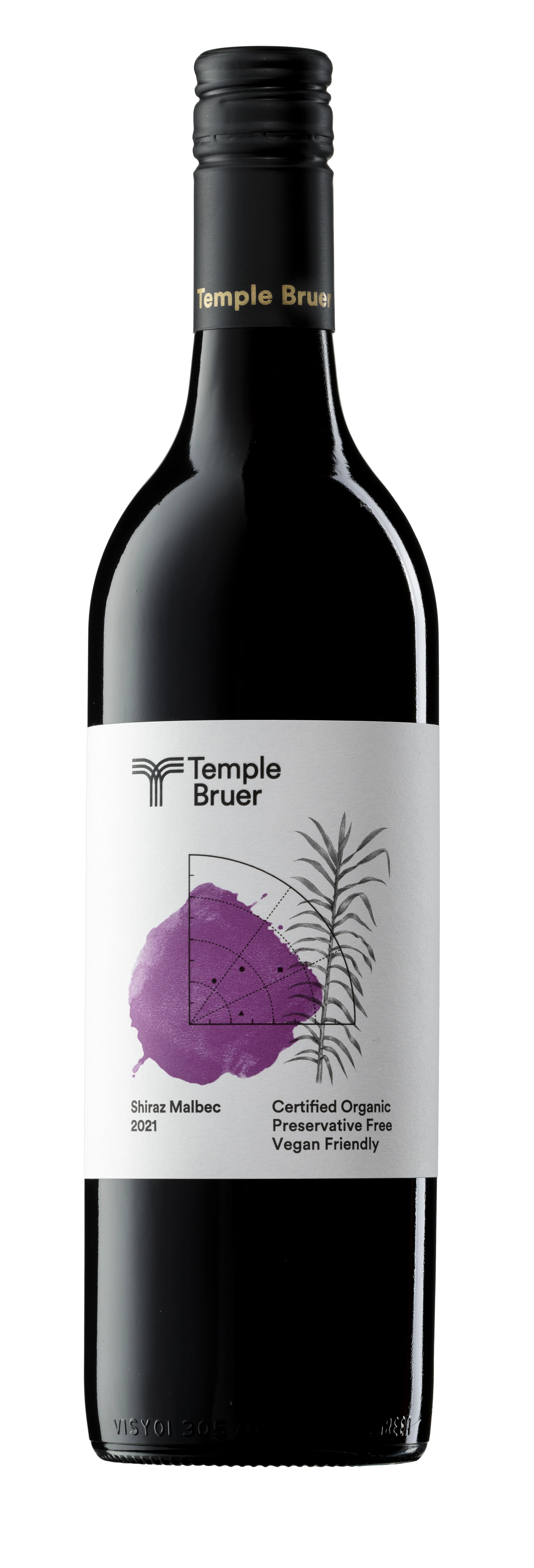 TEMPLE BRUER SHIRAZ MALBEC 750ML