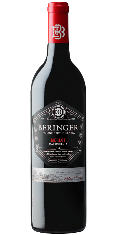 BERINGER FOUNDERS ESTATE MERLOT 750ML @ MacTaggart [1008152]