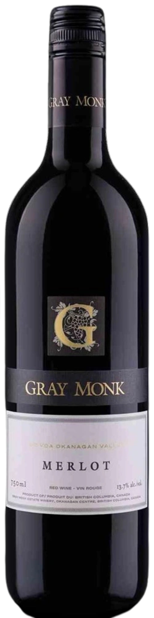GRAY MONK MERLOT 750ML @ Deerfoot Meadows [1008215]