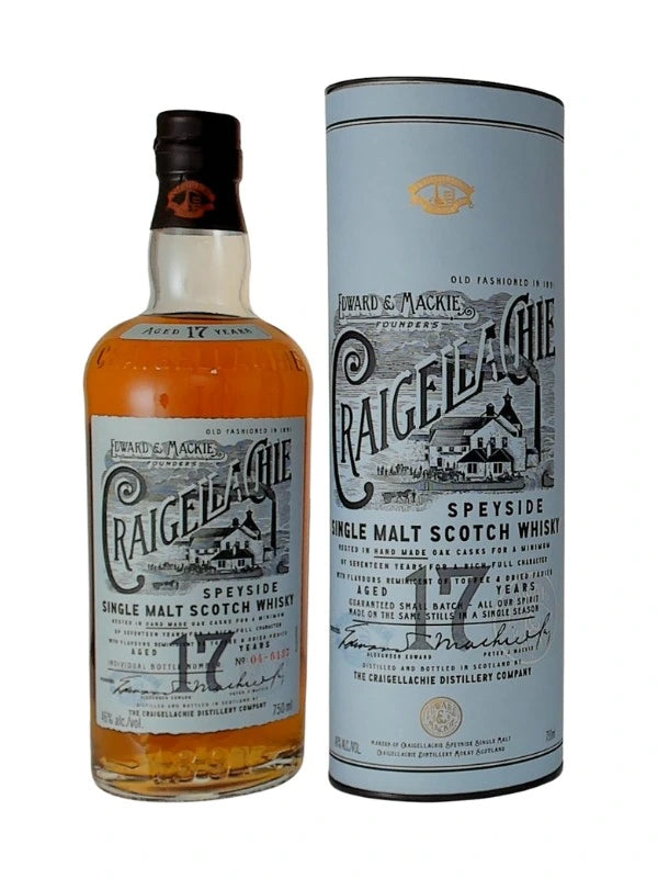 CRAIGELLACHIE 17YR SINGLE MALT SCOTCH WHISKY 750ML
