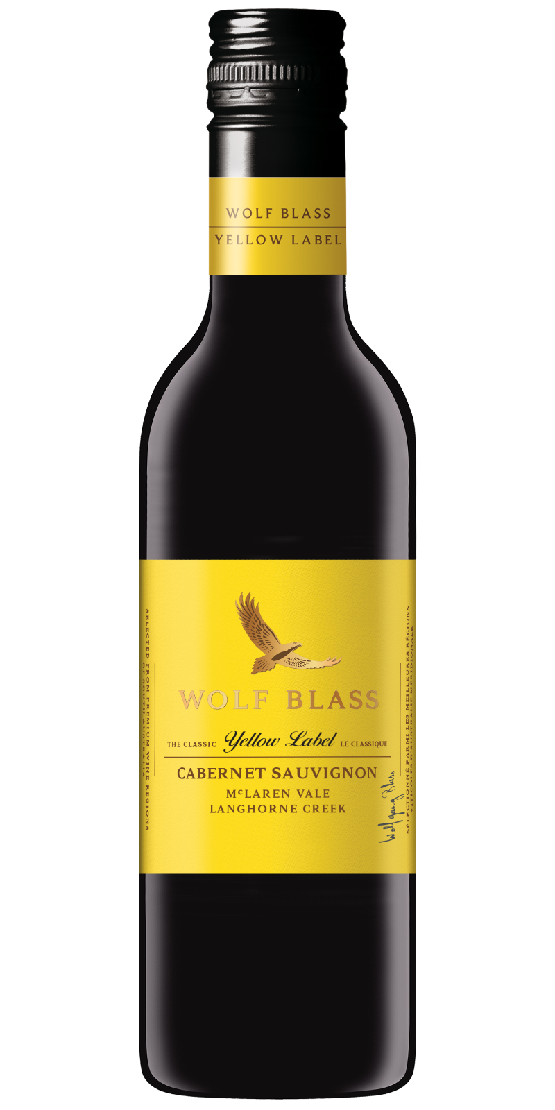 WOLF BLASS YELLOW LABEL CABERNET SAUVIGNON 375ML