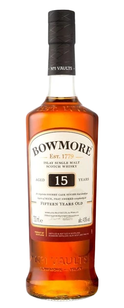 BOWMORE 15YR SINGLE MALT SCOTCH WHISKY 750ML