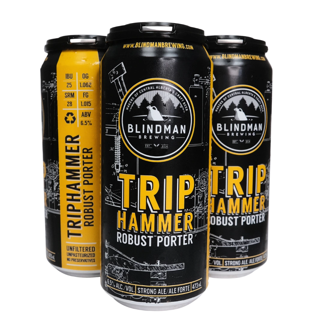BLINDMAN TRIPHAMMER ROBUST PORTER 473ML 4PK CAN