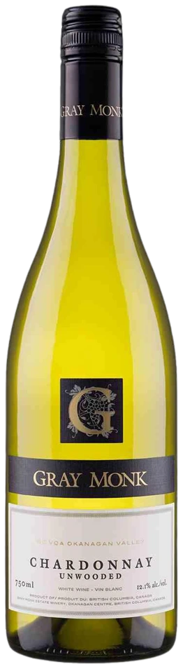GRAY MONK CHARDONNAY UNWOODED VQA 750ML @ Kelowna [1008549]
