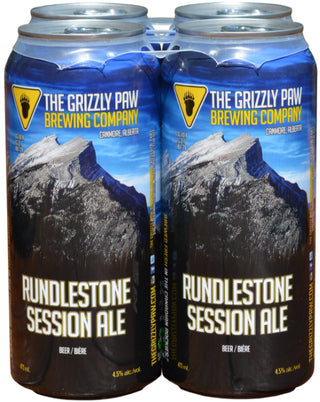 GRIZZLY PAW RUNDLESTONE EASY IPA 473ML 4PK CAN