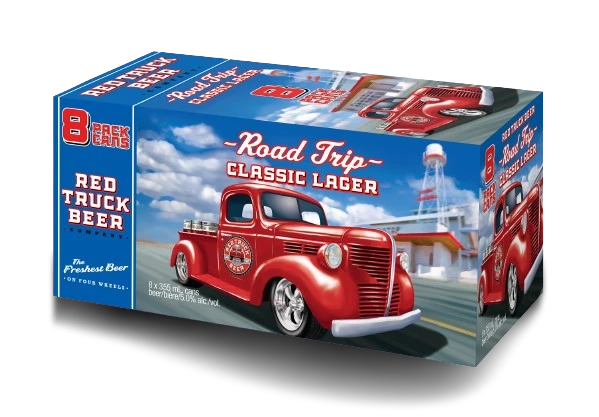 RED TRUCK LAGER 355ML 8PK CAN