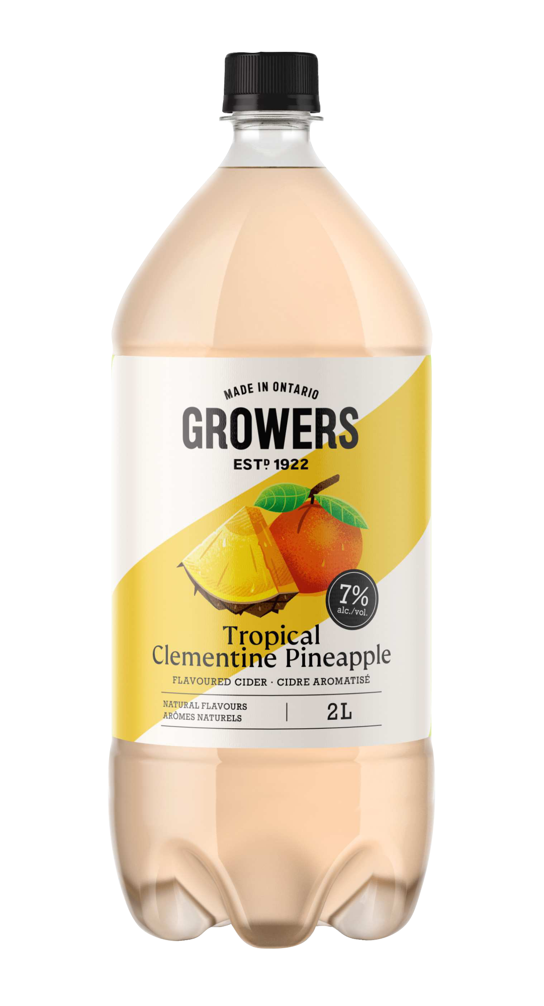 GROWERS CLEMENTINE PINEAPPLE CIDER 2L BT