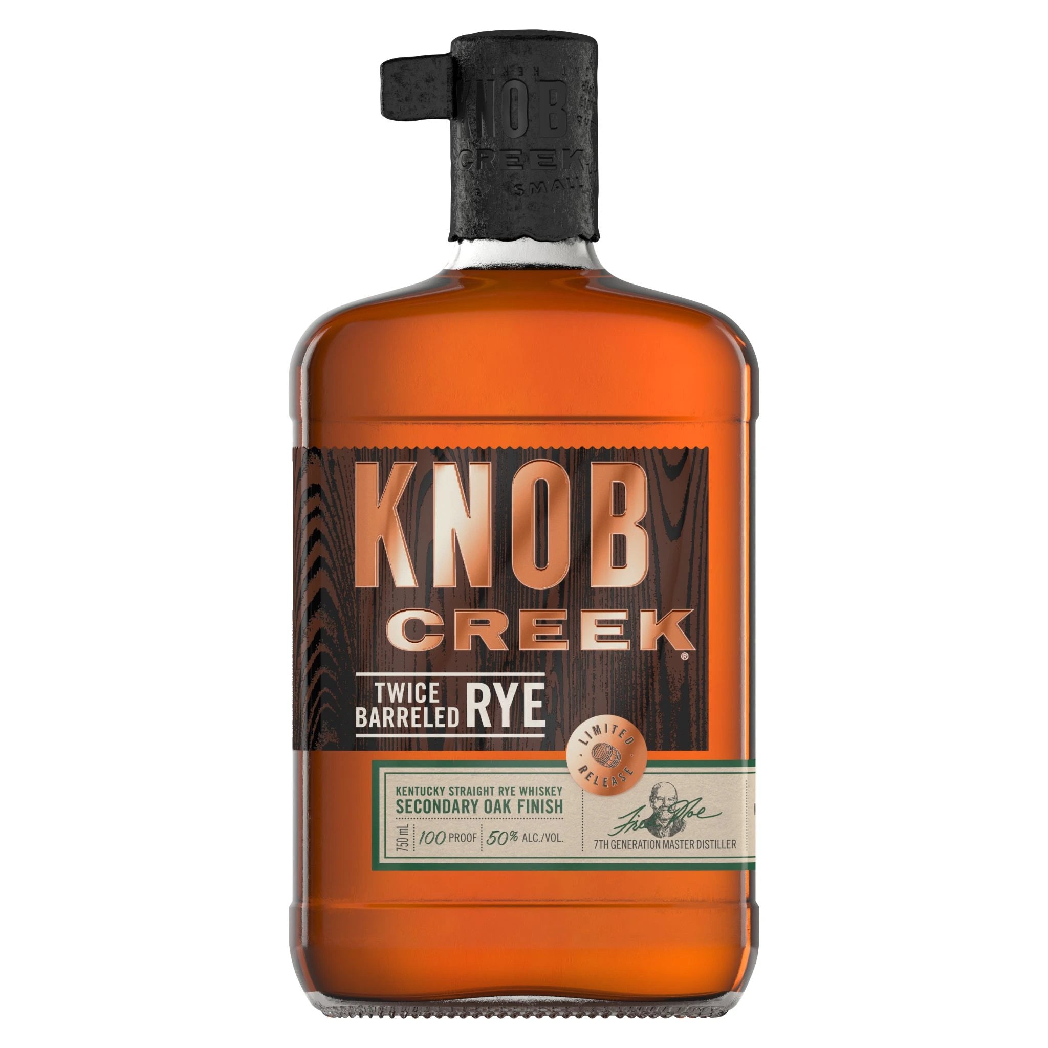 KNOB CREEK TWICE BARRELED RYE 750ML