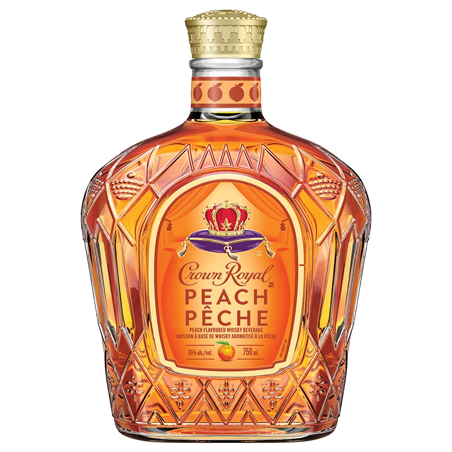 CROWN ROYAL PEACH CANADIAN WHISKY 750ML