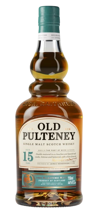 OLD PULTENEY 15YR SINGLE MALT SCOTCH 750ML