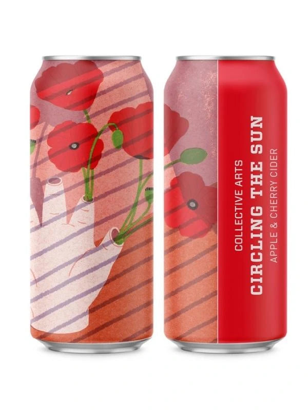 COLLECTIVE ARTS CIRCLING THE SUN CHERRY APPLE 473ML CAN