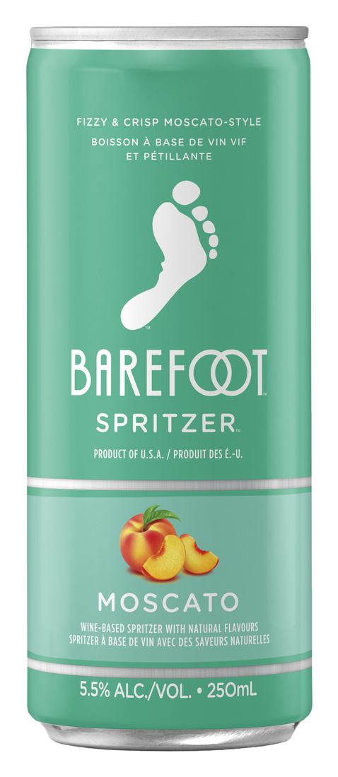 BAREFOOT SPRITZER MOSCATO 250ML CAN