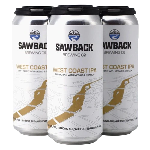 SAWBACK WEST COAST IPA 473ML 4PK CAN