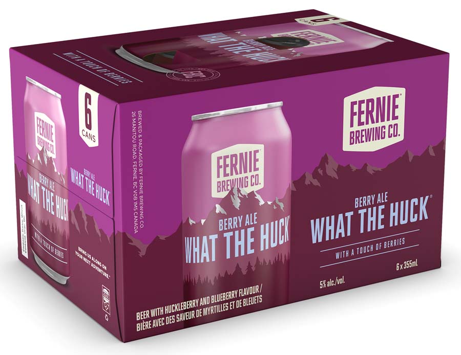 FERNIE WHAT THE HUCK HUCKLEBERRY ALE 355ML 6PK CAN