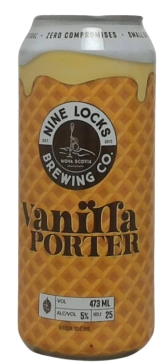 NINE LOCKS VANILLA PORTER 473ML CAN