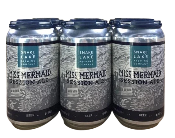SNAKE LAKE MISS MERMAID SESSION ALE 355ML 6PK CAN
