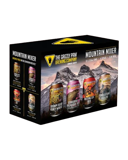 GRIZZLY PAW MOUNTAIN MIXER 355ML 12PK CAN