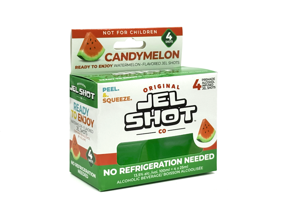 JEL SHOTS CANDYMELON 4 X 25ML CUP