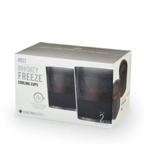 HOST WHISKEY FREEZE CUPS SMOKE 2PK