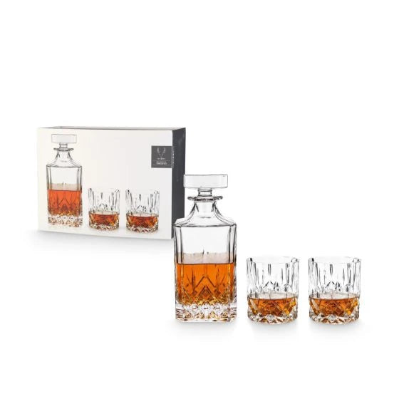 VISKI DECANTER & TWO GLASSES SET @ Kelowna [1009722]