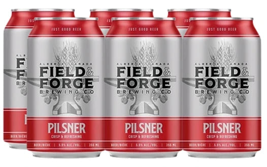 FIELD & FORGE PILSNER 355ML 6PK CAN