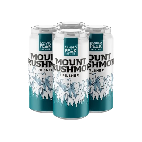 BANDED PEAK MOUNT CRUSHMORE PILSNER 473ML 4PK CAN