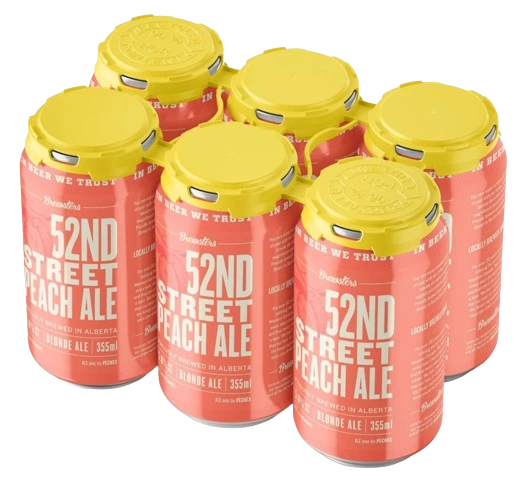 BREWSTERS 52ND PEACH ALE 355ML 6PK CAN