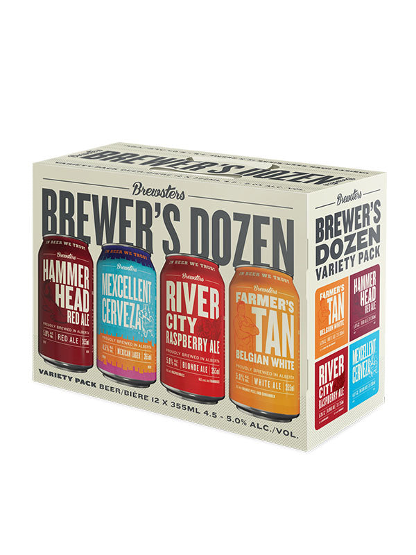BREWSTERS BREWERS DOZEN MIXER 355ML 12PK CAN
