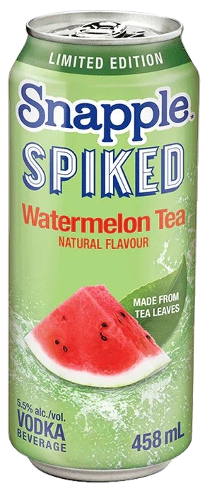 SNAPPLE SPIKED MELON TEA 458ML CAN