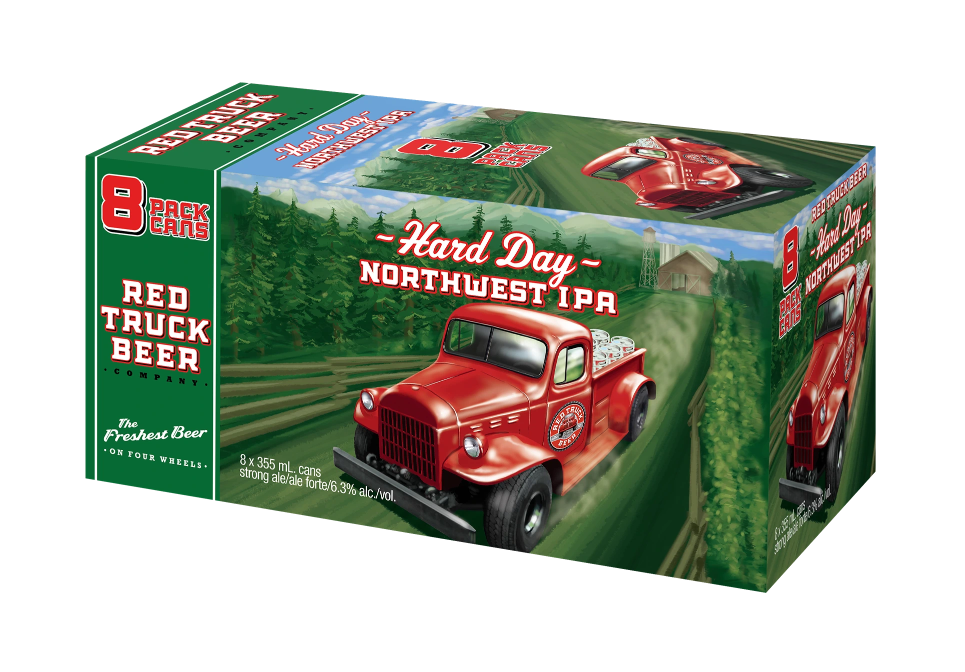 RED TRUCK HARD DAY IPA 355ML 8PK CAN