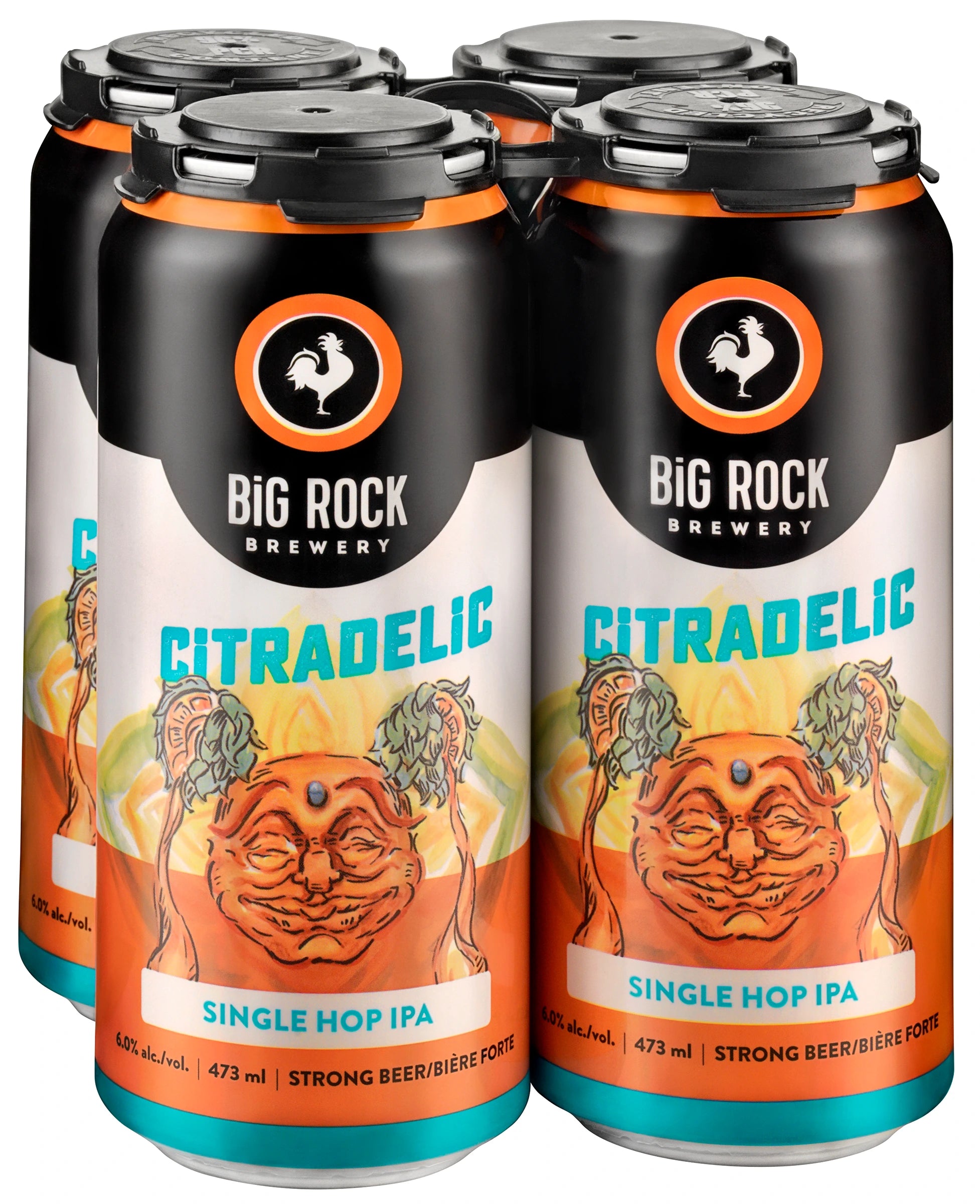 BIG ROCK CITRADELIC IPA 473ML 4PK CAN