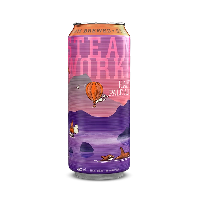 STEAMWORKS HAZY PALE ALE 473ML CAN