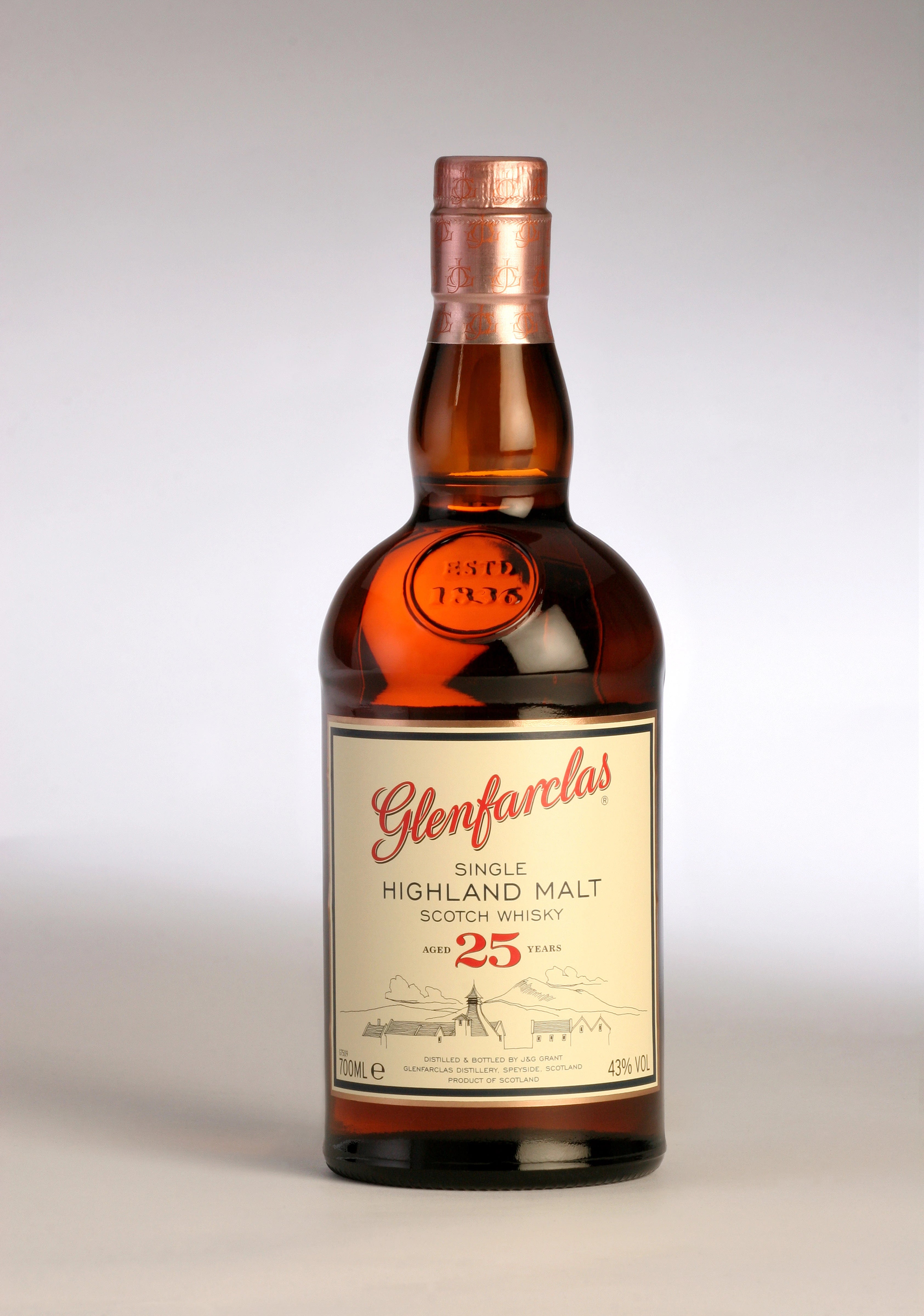 GLENFARCLAS 25YR SCOTCH WHISKY 700ML