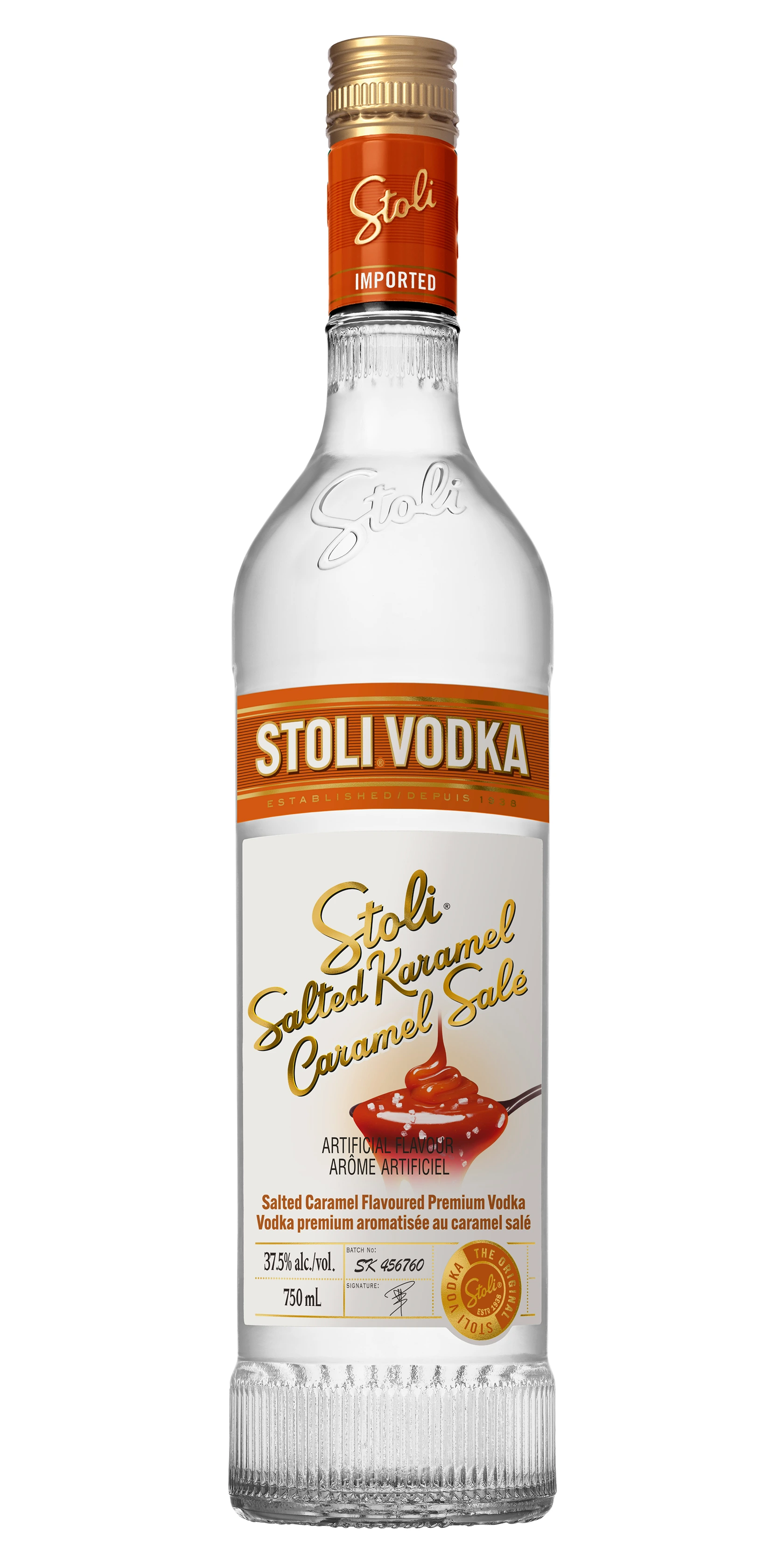 STOLI SALTED CARAMEL VODKA 750ML