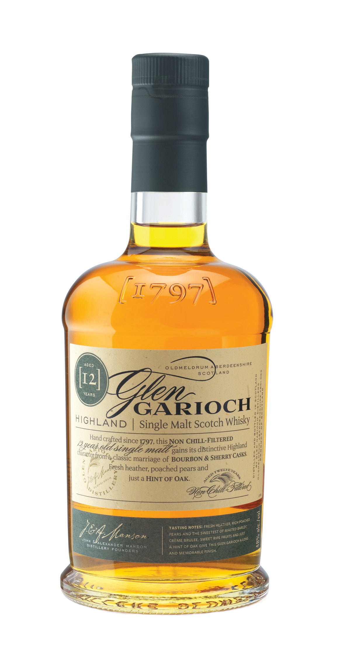 GLEN GARIOCH 12YR SINGLE MALT SCOTCH WHISKY 750ML