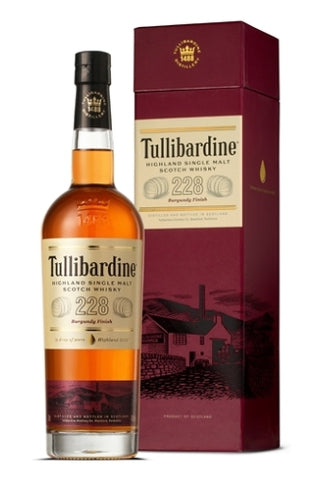 TULLIBARDINE 228 BURGANDY FINISH SINGLE MALT SCOTCH 750ML